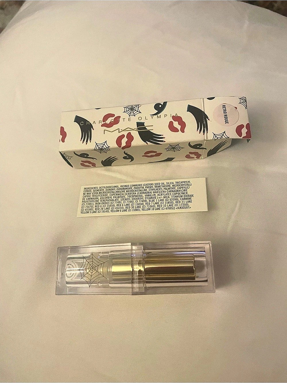MAC Retro Matte Lipstick in Charlotte Olympia color retro rogue